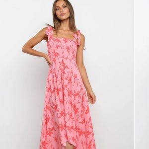 Petal and Pup Midi Dress